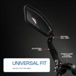 Bike Mirror for Handlebars – Adjustable 360° Bicycle Rear View Mirror, Wide-Angle Shatterproof Glass, Durable Handlebar Mounted Bike Mirror for Road, Mountain & E-Bikes – Safety Cycling Mirror