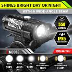 BLITZU Rechargeable Bike Lights & Reflectors Set