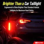 BLITZU Rechargeable Bike Lights & Reflectors Set