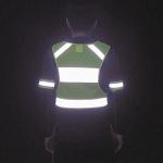 IDOU Reflective Vest Safety Running Gear - High Visibility Vest with Pocket for Running, Biking, Walking, Women & Men/D/L1