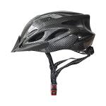 UPANBIKE Adult Bike Helmet - Adjustable One-Piece for Men and Women - Head Safety Protection for Mountain and Road Biking (Carbon Black)