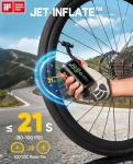 Fanttik X11 Ace Mini Bike Pump, 21s Fast Inflate Bicycle Pump with Gauge, 150PSI Electric Air Pump Portable with Presta and Schrader Valve for Mountain Bike, Road Bike, Electric Bike, MTB