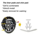 UPANBIKE Adult Bike Helmet - Adjustable One-Piece for Men and Women - Head Safety Protection for Mountain and Road Biking (Carbon Black)