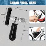 Oumers Universal Bike Chain Tool, Road & Mountain Bicycle Chain Breaker & Installer Kit, Chian Splitter Repair Kit
