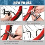 Oumers Universal Bike Chain Tool, Road & Mountain Bicycle Chain Breaker & Installer Kit, Chian Splitter Repair Kit