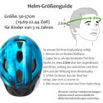 Kids Helmet, SIFVO Kids Bike Helmet Boys and Girls Children Bicycle Helmet with Cool Visor Helmet for Kids 5-14, Youth Bike Helmet Adjustable & Lightweight 50-57cm (Cool Ray 【hot】)