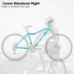 HH HILAND 26 Inch Mountain Bike for Women, 18 Speeds Gear, Front Suspension Fork, Aluminum Frame MTB, Adult Ladies Bicycle, Green