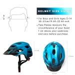 Kids Helmet, SIFVO Kids Bike Helmet Boys and Girls Children Bicycle Helmet with Cool Visor Helmet for Kids 5-14, Youth Bike Helmet Adjustable & Lightweight 50-57cm (Cool Ray 【hot】)