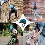 Kids Helmet, SIFVO Kids Bike Helmet Boys and Girls Children Bicycle Helmet with Cool Visor Helmet for Kids 5-14, Youth Bike Helmet Adjustable & Lightweight 50-57cm (Cool Ray 【hot】)