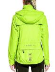 FitsT4 Sports Women's Cycling Running Jackets Lightweight Windproof Bike Windbreaker Reflective with Hood Fluorescent Yellow Size L