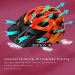 SIFVO Kids Bike Helmet for Boys and Girls Ages 8-14 Adjustable Youth Helmet with Detachable Visor Lightweight, Safe & Stylish Cycling Bicycle Helmets for Kids 54-57cm
