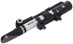 Topeak Mini Morph Bike Pump , Silver, Black, 26 x 5 x 2.8 cm / 10.2” x 2.0” x 1.1”