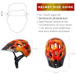 SIFVO Kids Bike Helmet for Boys and Girls Ages 8-14 Adjustable Youth Helmet with Detachable Visor Lightweight, Safe & Stylish Cycling Bicycle Helmets for Kids 54-57cm