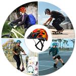 SIFVO Kids Bike Helmet for Boys and Girls Ages 8-14 Adjustable Youth Helmet with Detachable Visor Lightweight, Safe & Stylish Cycling Bicycle Helmets for Kids 54-57cm