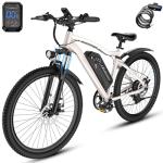 Electric Bike for Adults, 26" Commuter Ebikes with 7-Speed Gears, 25MPH Lightweight E Bike, 720W Peak Motor, 375Wh Removable Battery, 50 Miles Range, Electric Mountain Bicycles for All Terrain