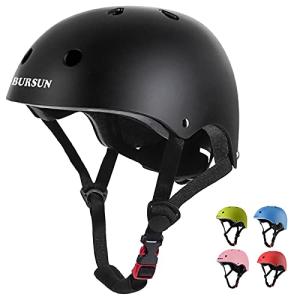 BURSUN Kids Bike Helmet Ventilation & Adjustable Toddler Helmet for Ages 2-3-5-8 Kids Boys Girls Multi-Sport Helmet for Bicycle Skate Scooter, 5 Colors