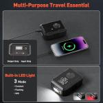 Tire Inflator Portable Air Compressor - Air Pump for Car Tires Dual Mode 9000mAh & 12V DC, 150PSI Electric Bike Tire Pump with Pressure Gauge for Bicycle Motorcycle Ball, Father Day Gifts for Dad