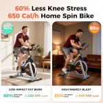 YOSUDA 2023 Indoor Stationary Cycling Bike with Tablet Mount