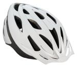 Schwinn Thrasher Helmet for Adults, White, Size 58-62 cm for Riders Ages 14+, Lightweight Microshell, Adjustable Dial and Straps, Interior Padding, 20 Air Vents, Removable Visor, Adult Bike Helmet