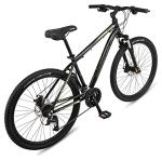 Mongoose Montana Sport Men and Women Mountain Bike, 21-Speed Drivetrain with Trigger Shifters, 27.5-Inch Wheels, 18.5-Inch Large Frame, Black