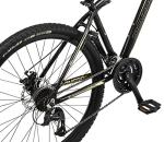 Mongoose Montana Sport Men and Women Mountain Bike, 21-Speed Drivetrain with Trigger Shifters, 27.5-Inch Wheels, 18.5-Inch Large Frame, Black