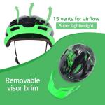 Kids Helmet, SIFVO Kids Bike Helmet Boys and Girls Bike Helmet with Cool Visor Helmet for Kids 5-14, Kids Bike Helmets Youth Bike Helmet Adjustable & Lightweight 50-57cm