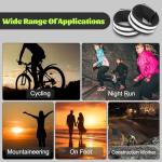 AOZUO 6Pcs High Visibility Reflective Bands, Elastic Ankle Straps Wristbands Reflective Arm Bands for Night Walking Reflective Gear for Bike Pants Cuff Clip Cycling Running Jogging Outdoors Hiking