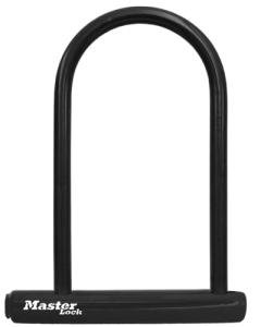 Master Lock 8170D, 6-1/8 inch Wide U-Lock with 8" Shackle, Black