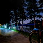 Vintage Bicycle Light 350Lumen High-Brightness Silver Headlights Retro Bicycle Headlights Classic Retro Night Riding Safety Bicycle Fog Lights Headlights with Bracket