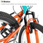 HH HILAND Full Suspension Mens Mountain Bike, 18 Speed, 26 Inch Wheel, Dual V Brake Bike for Men Womens Adult Bicycle