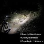 DOVEYI Bike Lights Front and Back, 5000 mAh USB Rechargeable Bicycle Lights, Super Bright 1200 Lumen Bike Headlight and Taillight Set for Night Riding, Cycling Accessories for Road and MTB