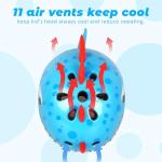 Atphfety Toddler Kids Bike Helmet, Adjustable and Multi-Sport, 3 Sizes for Ages 1-2-3-5-8-14 Years Child Infant Boys Girls