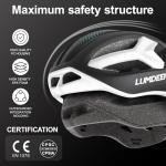 LUMDEER Adult Bike Helmet, Precisely Crafted Adjustable Bicycle Helmet[Safety Certified] with Magnetic Rechargeable Light, 23 Air-Vents