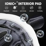 LUMDEER Adult Bike Helmet, Precisely Crafted Adjustable Bicycle Helmet[Safety Certified] with Magnetic Rechargeable Light, 23 Air-Vents