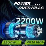 Windone K20 Electric Bike for Adults, 1000W Peak Motor, 28MPH Speed & 60-Mile Range (PAS), 7-Speed All-Terrain Fat Tire Ebike with Cruise Control, UL Certified, Moped E-Bike for Commuting Beach Snow