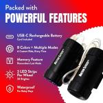 Activ Life Bike Wheel Lights (2 Tire, Patriotic) Brighter and LED Visible from All Angles, for Easter Basket Stuffers, Spring Break Essentials & Beach Vacation, Cool Family Fun, Birthday Gift