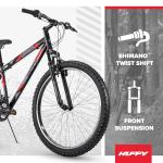 Huffy Mountain Bikes for Men, 26/27.5 Inch Sizes, Suspension Available, Fat Tire Option, Sleek Graphics, Disc Brakes Available, Adjustable Comfort Saddle