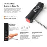 4-Digit Security Combo Cable Bike Lock, 60cm
