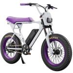MACFOX X1S 2025 Ebikes for Adults, 750W Electric Bike Wheelie 25 MPH Max Speed, 28 Miles Range(PAS1), 20"x4" Fat Tires, City/School Commuting Electric Bike (UL2849, Class-3) (White- Standard)