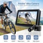 FEISIKE 4.3" HD Bike Handlebar Mirror
