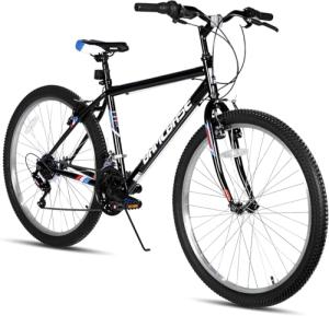 HH HILAND 24 26 inch Mountain Bike for Men Women, 21 Speeds High-Carbon Steel Frame, Sport Cycling MTB Bicycle for Adult