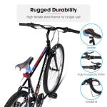 HH HILAND 24 26 inch Mountain Bike for Men Women, 21 Speeds High-Carbon Steel Frame, Sport Cycling MTB Bicycle for Adult