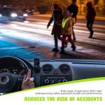 Essoy Reflective Vests for Kids Child Students,High Visibility Kids Safety Vests with 2 Reflective Bracelets for Biking Outdoor