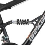 HH HILAND Full Suspension Mens Mountain Bike, 18 Speed, 26 Inch Wheel, Dual V Brake Bike for Men Womens Adult Bicycle