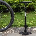 CXWXC Bike Floor Pump with Digital Gauge – 140 PSI Bicycle Tire Pump fits Presta & Schrader Valve – Portable Bike Air Pump with Large Display for Easy to Read (Black)