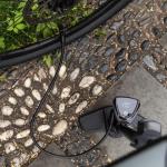 CXWXC Bike Floor Pump with Digital Gauge – 140 PSI Bicycle Tire Pump fits Presta & Schrader Valve – Portable Bike Air Pump with Large Display for Easy to Read (Black)