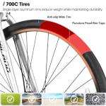 HH HILAND 700C Road Hybrid Bike, 7 speeds Bikes Urban City Commuter Bicycle with Disc Brake for Men Women Adult Comfortable Bicycle