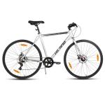 HH HILAND 700C Road Hybrid Bike, 7 speeds Bikes Urban City Commuter Bicycle with Disc Brake for Men Women Adult Comfortable Bicycle