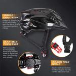 JBM Bike Helmet, Bicycle Helmet for Men and Women, Bike Helmet for Adult Cycling Helmet with Visor