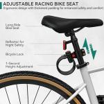 YITAHOME 28 Inch Road Bikes, Lightweight Aluminum Bicycles for Men Women Adults, 700C Bicycle with Dual Disc Brake, 7 Speed Commuter Bike with Cup Holder